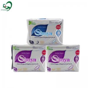 Chinaherbs high quality female medical gynecological pad Shuya Anion Sanitary Napkin