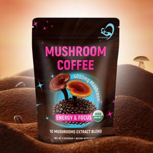 Organic mushroom coffee